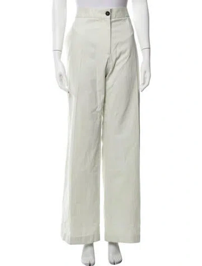 Pre-owned Studio Nicholson Wide Leg Pants In Green