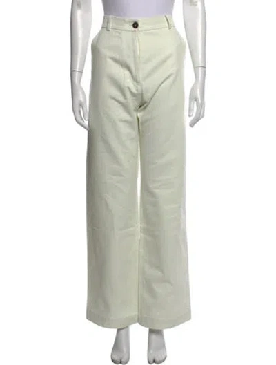 Pre-owned Studio Nicholson Wide Leg Pants In Green
