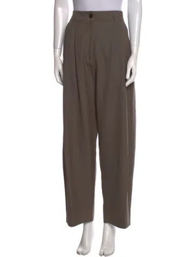 Pre-owned Studio Nicholson Wide Leg Pants In Neutral