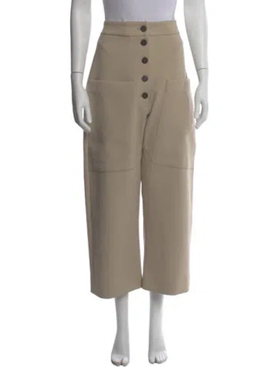 Pre-owned Studio Nicholson Wide Leg Pants In Neutral