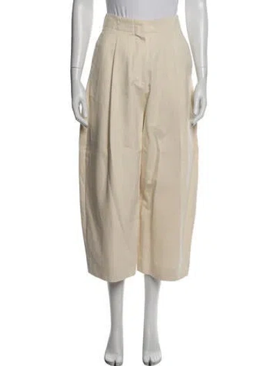 Pre-owned Studio Nicholson Wide Leg Pants In Neutrals
