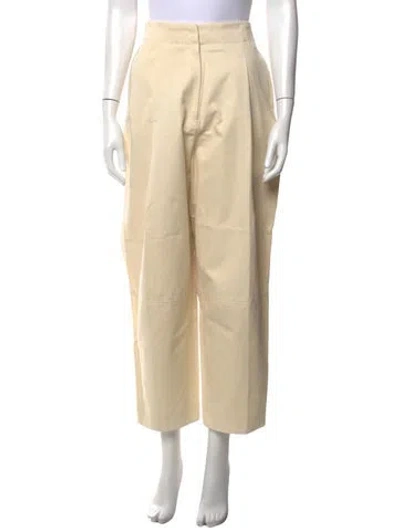 Pre-owned Studio Nicholson Wide Leg Pants In Neutrals