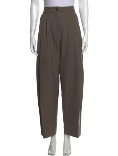 Pre-owned Studio Nicholson Wide Leg Pants In Neutrals