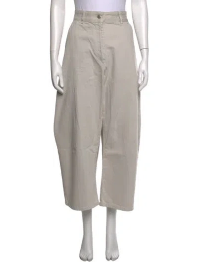 Pre-owned Studio Nicholson Wide Leg Pants In Neutrals