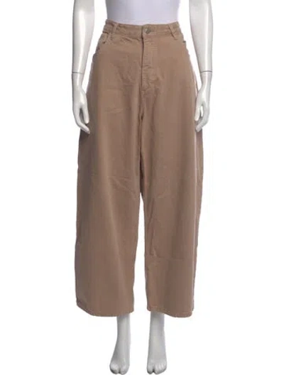 Pre-owned Studio Nicholson Wide Leg Pants In Neutrals