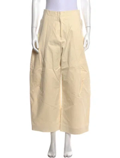Pre-owned Studio Nicholson Wide Leg Pants In Neutrals