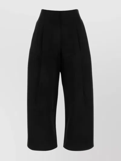 STUDIO NICHOLSON WIDE-LEG TROUSER WITH HIGH WAIST AND WAISTBAND