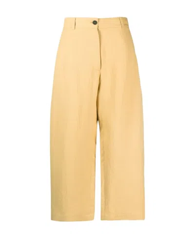 Studio Nicholson Wide-legged Casual Pants In Nude