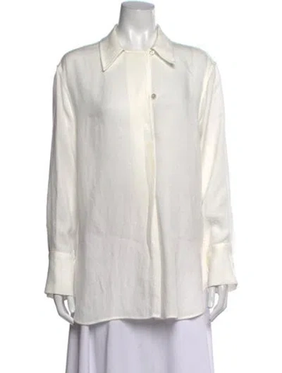 Pre-owned Studio Nicholson Wilton Top In White