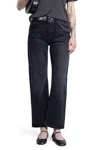 Studio Nicholson Woman Black Jeans In Black