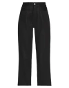 Studio Nicholson Woman Jeans Black Size 00 Cotton