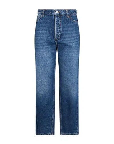 Studio Nicholson Woman Jeans Blue Size 2 Recycled Cotton, Cotton