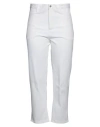 Studio Nicholson Woman Denim Pants White Size 00 Cotton In White
