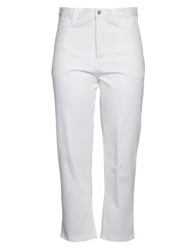 Studio Nicholson Woman Denim Pants White Size 00 Cotton