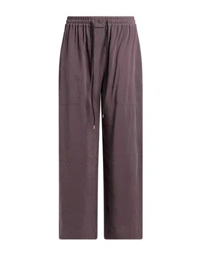 Studio Nicholson Woman Pants Dark Brown Size 4 Modal, Polyester