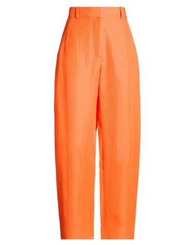 Studio Nicholson Woman Pants Orange Size 6 Viscose, Linen
