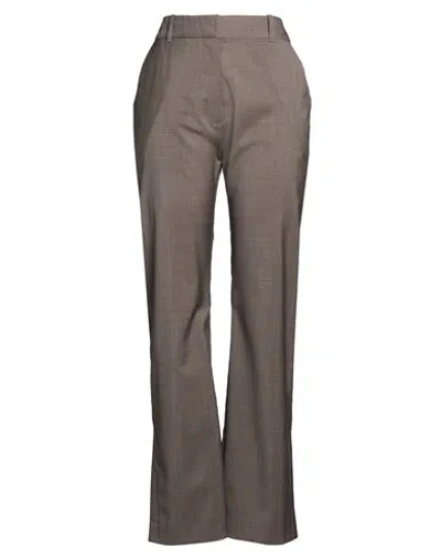 Studio Nicholson Woman Pants Taupe Size 6 Virgin Wool In Brown