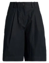 Studio Nicholson Tailored Flared Shorts In Blue