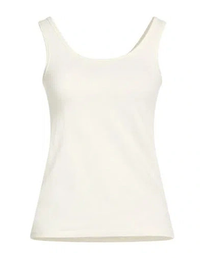 Studio Nicholson Woman Tank Top White Size 0 Organic Cotton