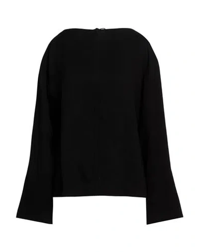 Studio Nicholson Woman Top Black Size 6 Triacetate