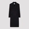 Studio Nicholson Aber Double-breasted Oversized Coat In Black