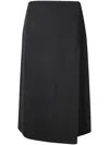 Studio Nicholson Skirts - Split Front Skirt In Black