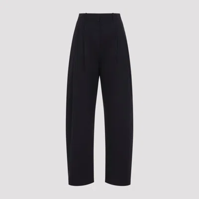 Studio Nicholson Women's Sperro Double Pleat Cotton Pant In Black