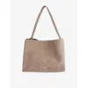 Studio Nicholson Womens Clay Double Suede Tote Bag