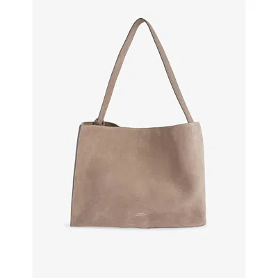 Studio Nicholson Womens Clay Double Suede Tote Bag