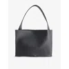 Studio Nicholson Womens Medium Reflection Leather Tote Bag Darkest Navy In Blue