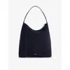 Studio Nicholson Womens Darkest Navy Type 2 Leather Hobo Bag In Blue