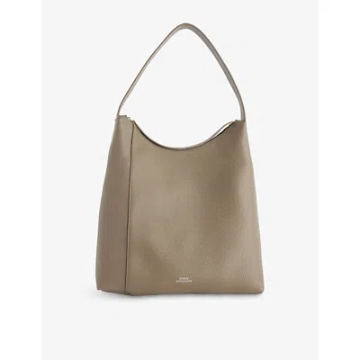 Studio Nicholson Womens Elephant Type 2 Leather Hobo Bag