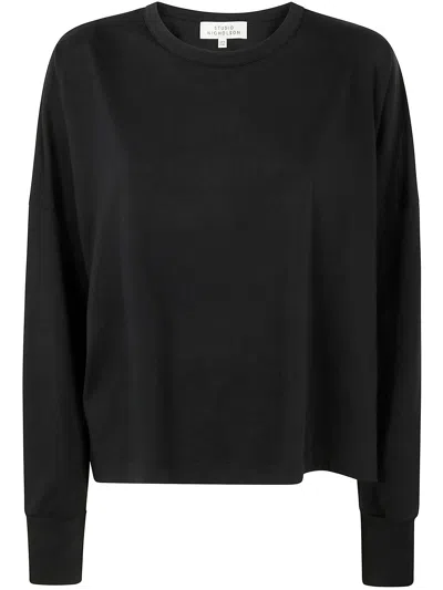 Studio Nicholson Womens Long Sleeve T-shirt In Black