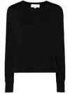 Studio Nicholson Dropped-shoulder Long-sleeve T-shirt In Black  