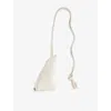 Studio Nicholson Womens Parchment Triangle Leather Pouch In Sand
