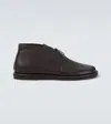 Studio Nicholson Woodrow Leather Desert Boots In Brown
