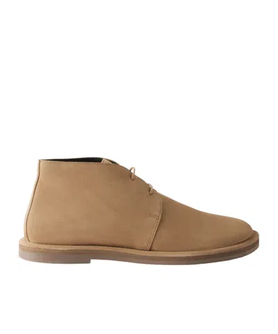 Studio Nicholson Woodrow Suede Ankle Boots In Neutral