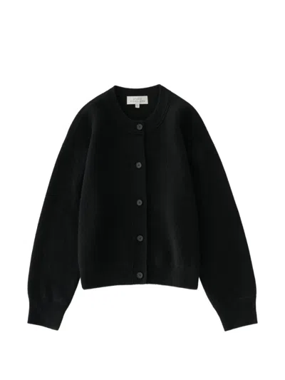Studio Nicholson Wool And Cashmere Cardigan In Black