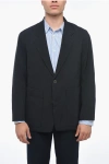 Studio Nicholson Wool-blended Blazer With Notch Lapel