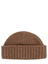 Studio Nicholson Wool Cap In Brown
