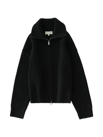 Studio Nicholson Wool Cardigan In Black