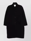 Studio Nicholson Wool Coat Featuring High Collar And Long Sleeves In Multi