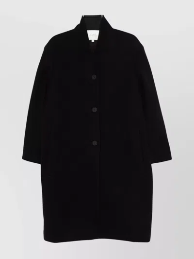STUDIO NICHOLSON WOOL COAT FEATURING HIGH COLLAR AND LONG SLEEVES