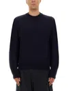 Studio Nicholson Wool Jersey. In Blue