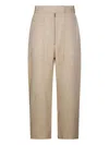 Studio Nicholson Wool-linen Trousers In Neutrals