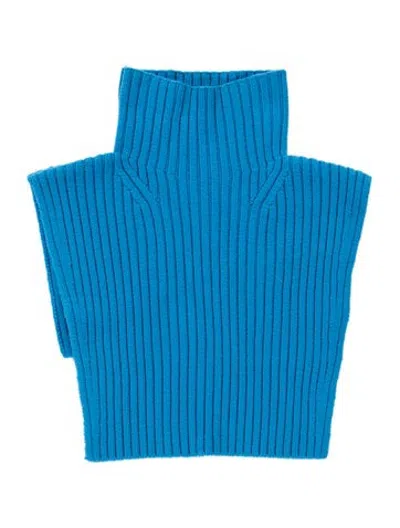 Pre-owned Studio Nicholson Wool Scarf In Blue