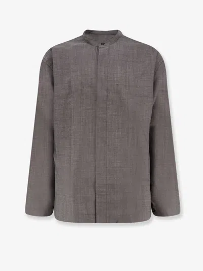 Studio Nicholson Wool Shirt In Gray