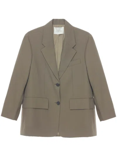 STUDIO NICHOLSON STUDIO NICHOLSON WOOL SINGLE-BREASTED BLAZER JACKET