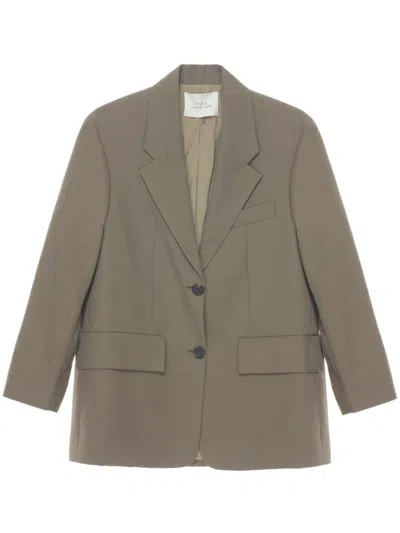 STUDIO NICHOLSON STUDIO NICHOLSON WOOL SINGLE-BREASTED BLAZER JACKET