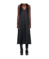 Studio Nicholson Navy Wylie Maxi Dress In Black